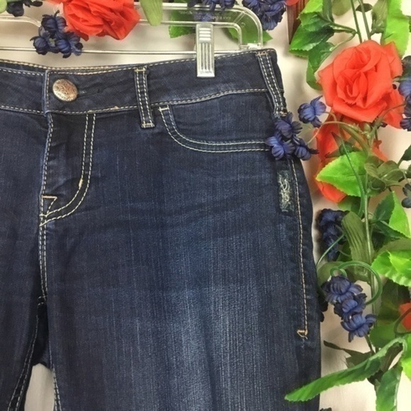 SILVER SUKI Denim Jean Jeggings Leggings Pants Size 8 or 29 - Picture 5 of 15